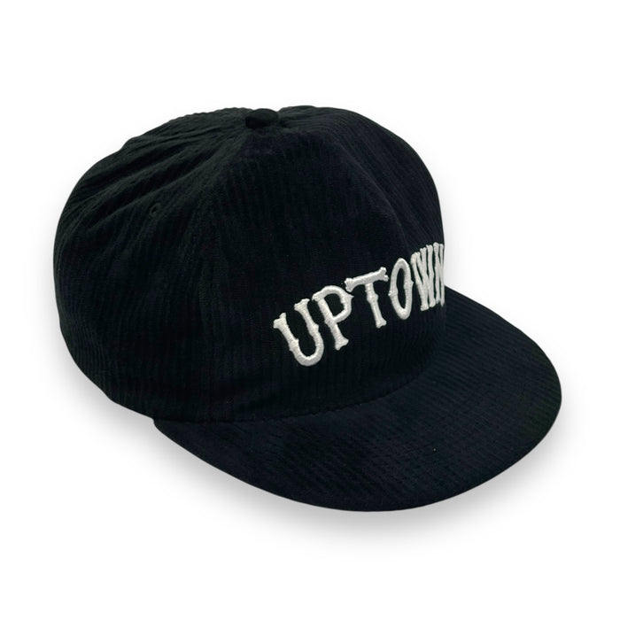 DIFFERENTLY UPTOWN (BLACK) "CORDUROY" STRAPBACK