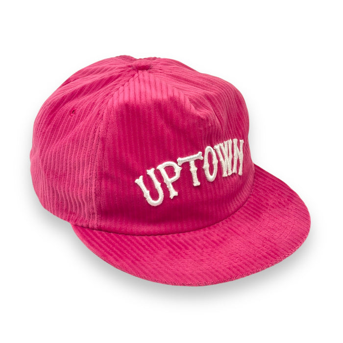 DIFFERENTLY UPTOWN (PINK) "CORDUROY" STRAPBACK