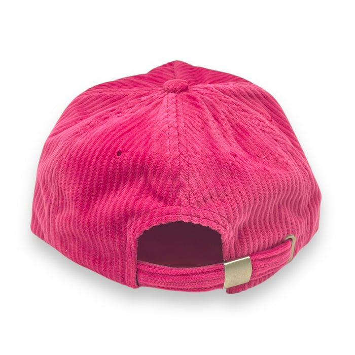 DIFFERENTLY UPTOWN (PINK) "CORDUROY" STRAPBACK