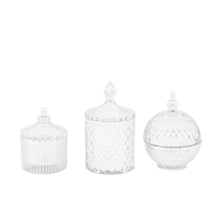 1 6 Scale Decorative Jar Set white