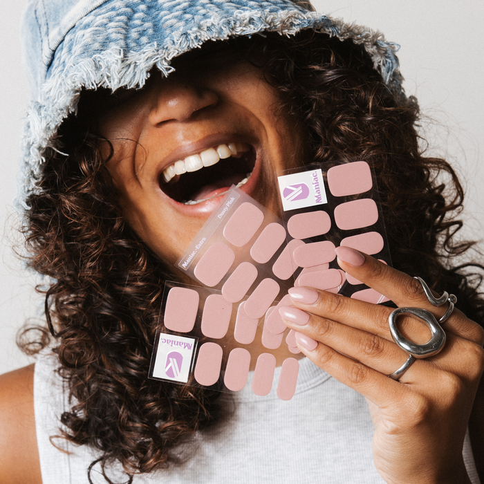 Dusty Pink - Maniac gel nail stickers