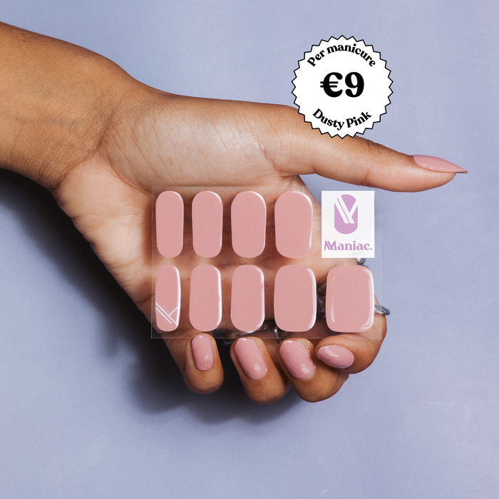 Dusty Pink - Maniac gel nail stickers