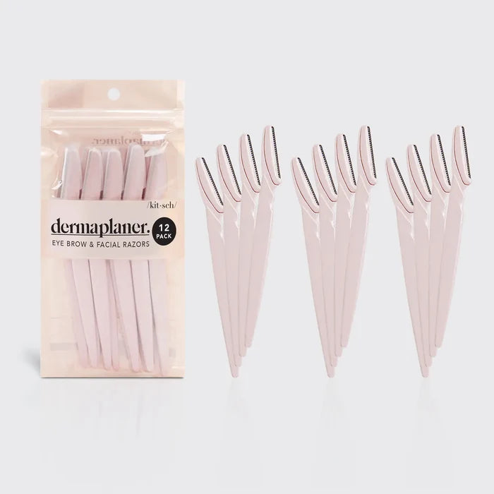 Eco-Friendly Dermaplaner 12 Pack-Blush