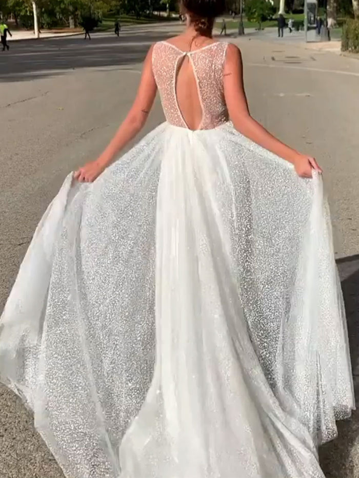 Elegant Backless Solid Color Maxi Dress