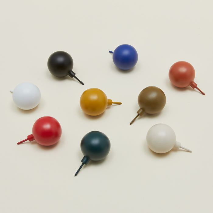 Essential sphere hook family in various colors