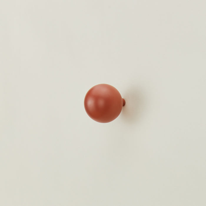 Essential sphere hook in terracotta