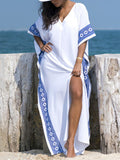 Ethnic Style Loose Mid-length Sleeve Casual Dress