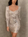 Fashion Sexy Sequined Slim Fit Dress