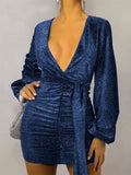 Fashion Sexy Solid Color Slim Midi Dress