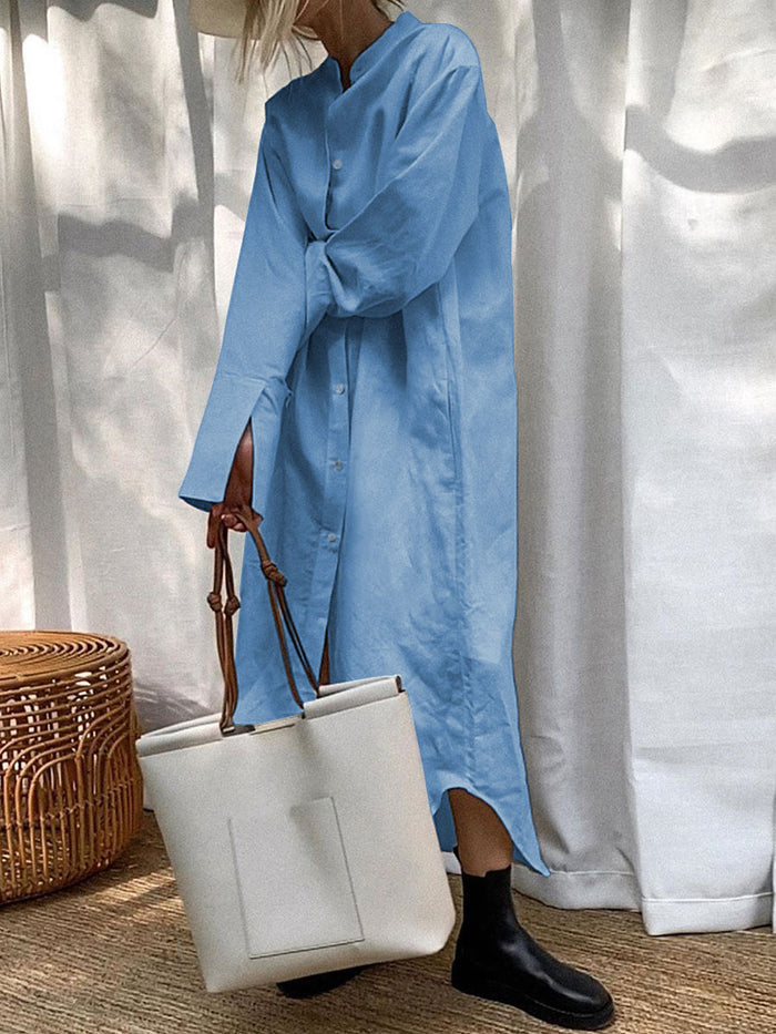 Fashion Simple Casual Loose Maxi Dress