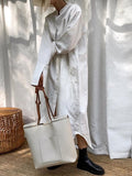 Fashion Simple Casual Loose Maxi Dress