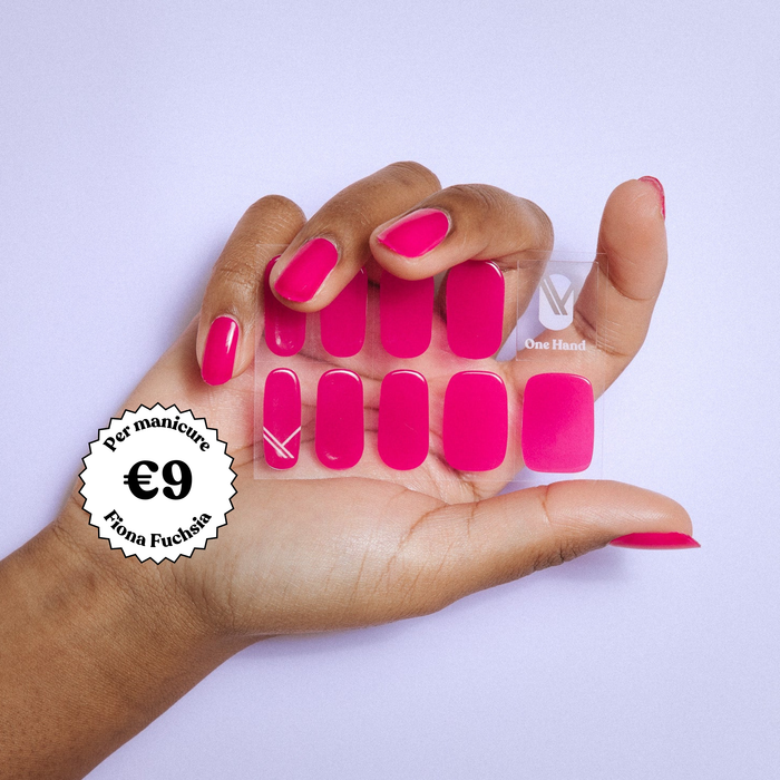 Fiona Fuchsia - Maniac gel nail stickers
