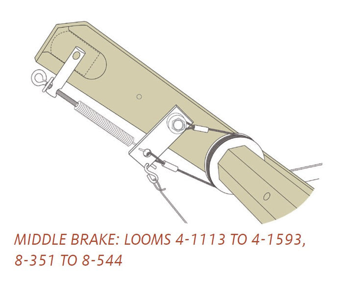 Fixed Back Beam Replacement for Wolf Looms
