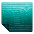 Rumpl Fleece Puffy 2 Person Blanket - Jade Fade Fleece Puffy 2 Person Blanket - Jade Fade | Rumpl Blankets For Everywhere Printed Fleece Puffy