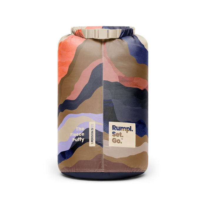 Rumpl Fleece Puffy Blanket - Valley Dawn Fleece Puffy Blanket - Valley Dawn | Rumpl Blankets For Everywhere Printed Fleece Puffy