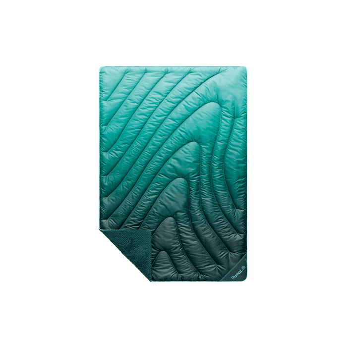 Rumpl Fleece Puffy Mini Blanket - Jade Fade Fleece Puffy Mini Blanket - Jade Fade | Rumpl Blankets For Everywhere Printed Fleece Puffy