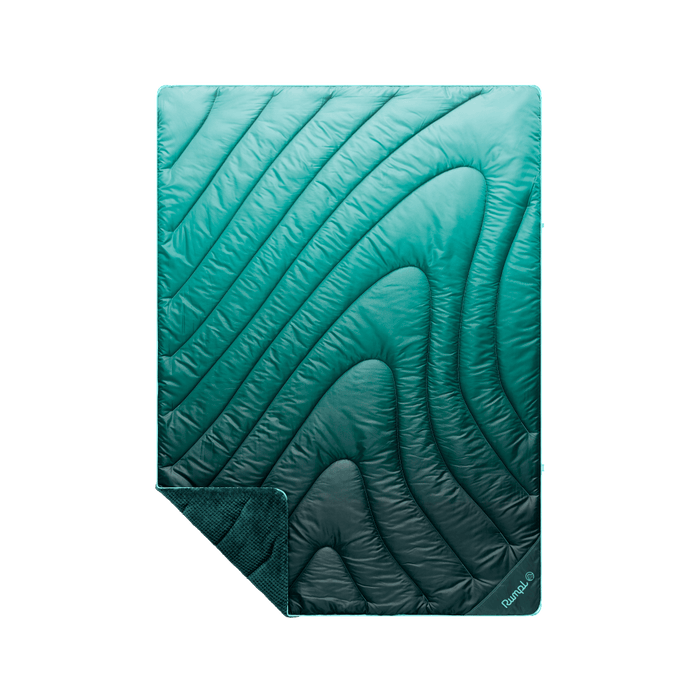 Rumpl Fleece Puffy Throw Blanket - Jade Fade Fleece Puffy Throw Blanket - Jade Fade | Rumpl Blankets For Everywhere Printed Fleece Puffy