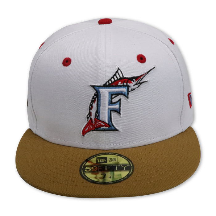 FLORIDA MARLINS "10TH ANNIVERSARY" NEW ERA 59FIFTY FITTED (SKY BLUE UNDER VISOR)