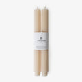 Fluted Beeswax Taper 10" Nude