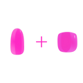 Gaga Pink - Mani+Pedi - Maniac gel nail stickers