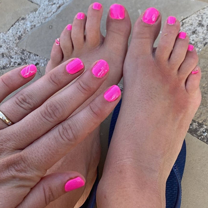 Gaga Pink - Mani+Pedi - Maniac gel nail stickers