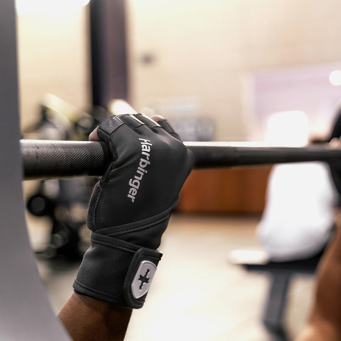 Găng Tay Tập Gym Nam Harbinger Pro Wristwrap 2.0 - Đen - Supersports Vietnam
