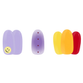 geraldine kemper bundle maniac nails purple yellow smiley orange red