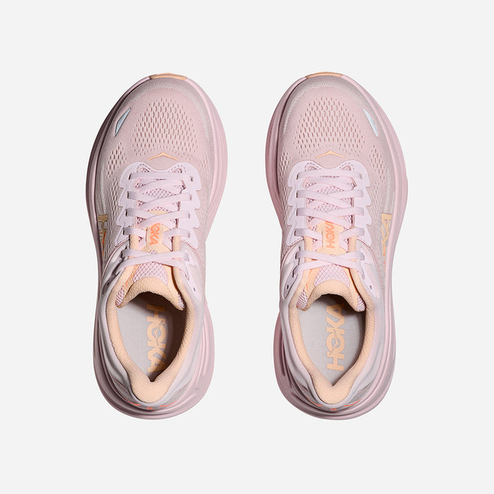 Giày Chạy Bộ Nữ HOKA Bondi 9 Wide - Hồng - Supersports Vietnam