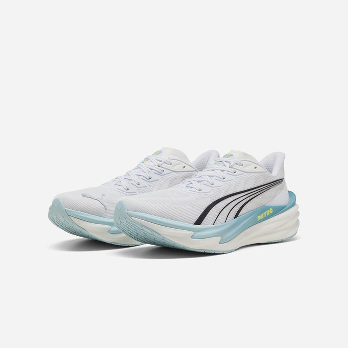 Giày Chạy Bộ Nam Puma Deviate Nitro 4 Fresh Water - Trắng - Supersports Vietnam
