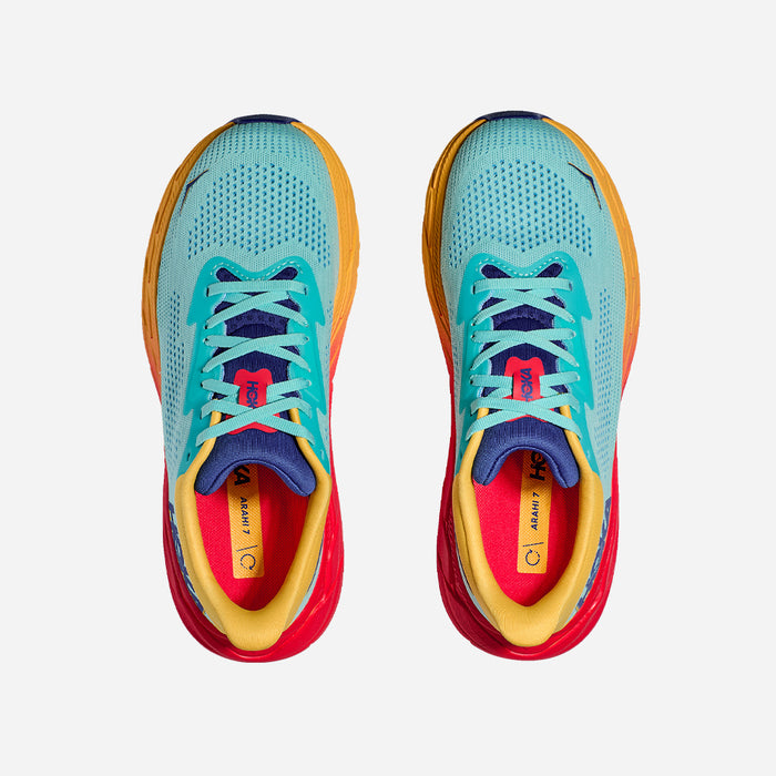 Giày Chạy Bộ Nam HOKA Arahi 7 Wide - Xanh Mint - Supersports Vietnam