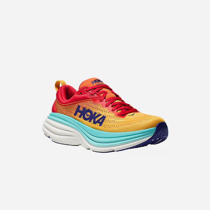 Giày Chạy Bộ Nam HOKA Bondi 8 Wide - Cam - Supersports Vietnam