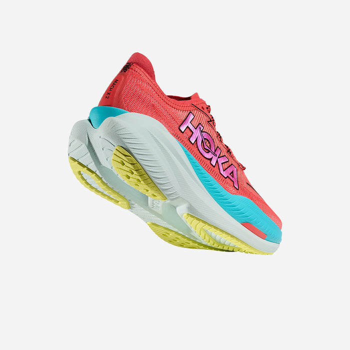 Giày Chạy Bộ Nam HOKA Mach X 2 Wide - Đỏ - Supersports Vietnam
