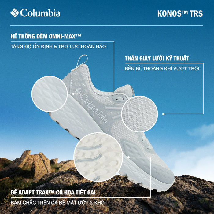Giày Chạy Trail Nữ Columbia Konos™ Trs - Xám - Supersports Vietnam
