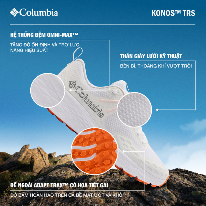 Giày Chạy Trail Nam Columbia Konos™ Trs - Trắng - Supersports Vietnam