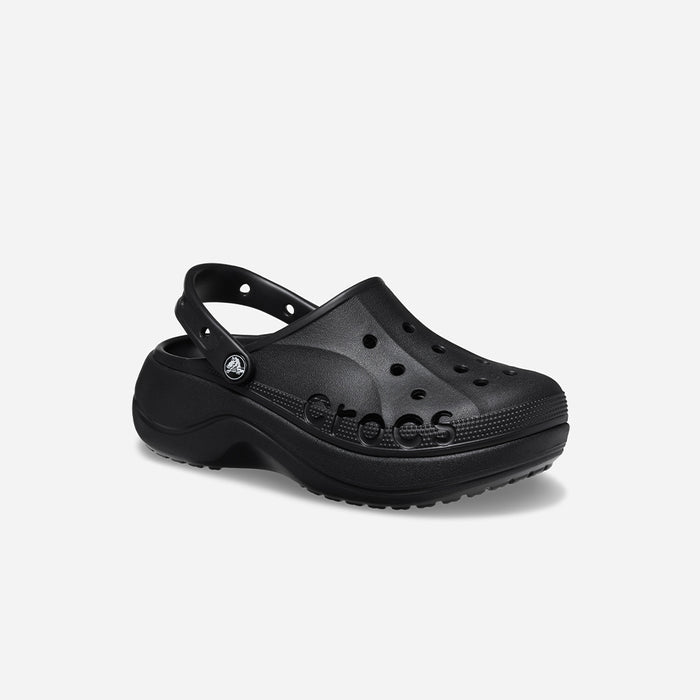 Giày Clog Nữ Crocs Baya Platform - Đen - Supersports Vietnam