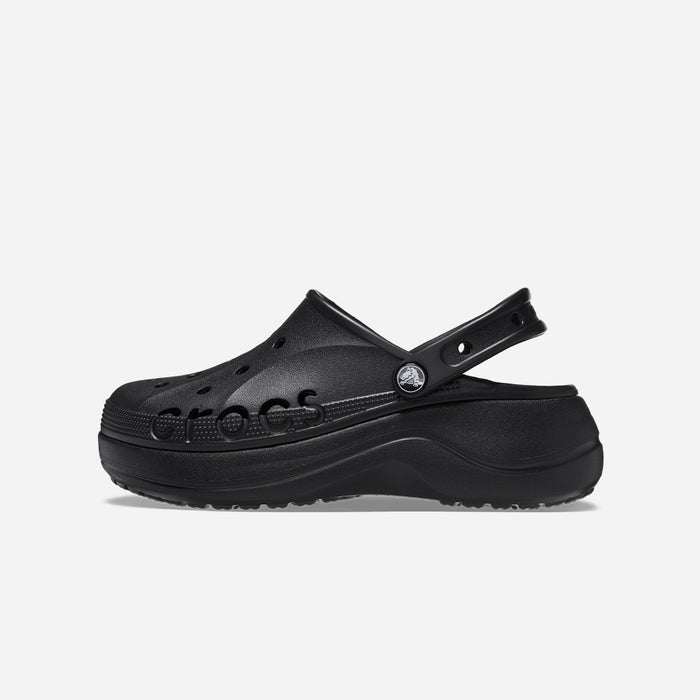 Giày Clog Nữ Crocs Baya Platform - Đen - Supersports Vietnam