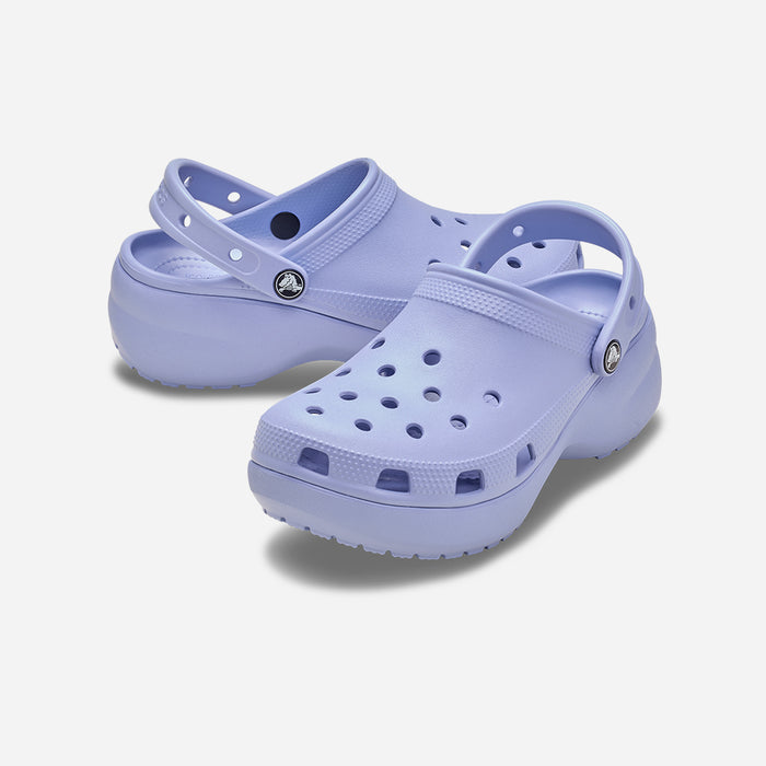 Giày Clog Nữ Crocs Classic Platform - Xanh Dương - Supersports Vietnam