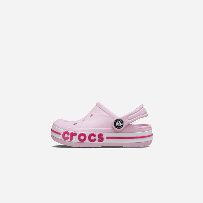 Giày Clog Trẻ Em Crocs Bayaband - Hồng - Supersports Vietnam