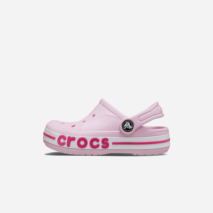 Giày Clog Trẻ Em Crocs Bayaband - Hồng - Supersports Vietnam