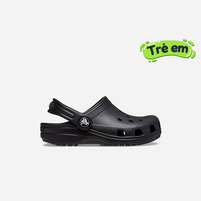 Giày Clog Trẻ Em Crocs Classic - Đen - Supersports Vietnam