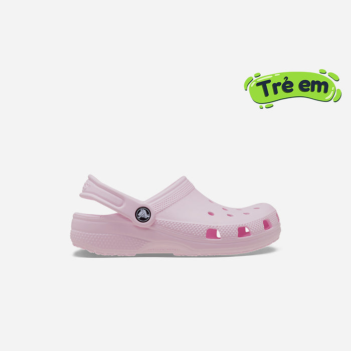 Giày Clog Trẻ Em Crocs Classic - Hồng - Supersports Vietnam
