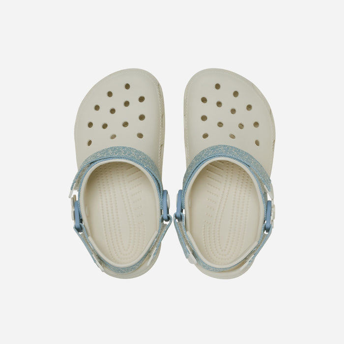 Giày Clog Trẻ Em Crocs Classic Denim Flower - Be - Supersports Vietnam