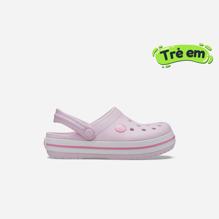 Giày Clog Trẻ Em Crocs Crocband - Hồng - Supersports Vietnam