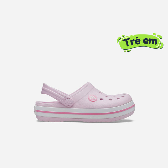 Giày Clog Trẻ Em Crocs Crocband - Hồng - Supersports Vietnam
