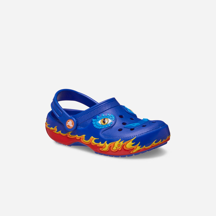 Giày Clog Trẻ Em Crocs Iam Dragon Lights Classic - Xanh Dương - Supersports Vietnam