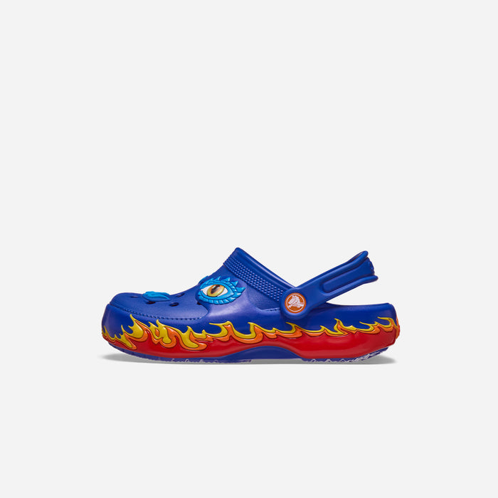 Giày Clog Trẻ Em Crocs Iam Dragon Lights Classic - Xanh Dương - Supersports Vietnam