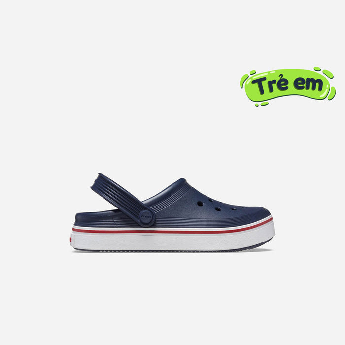 Giày Clog Trẻ Em Crocs Off Court - Xanh Navy - Supersports Vietnam