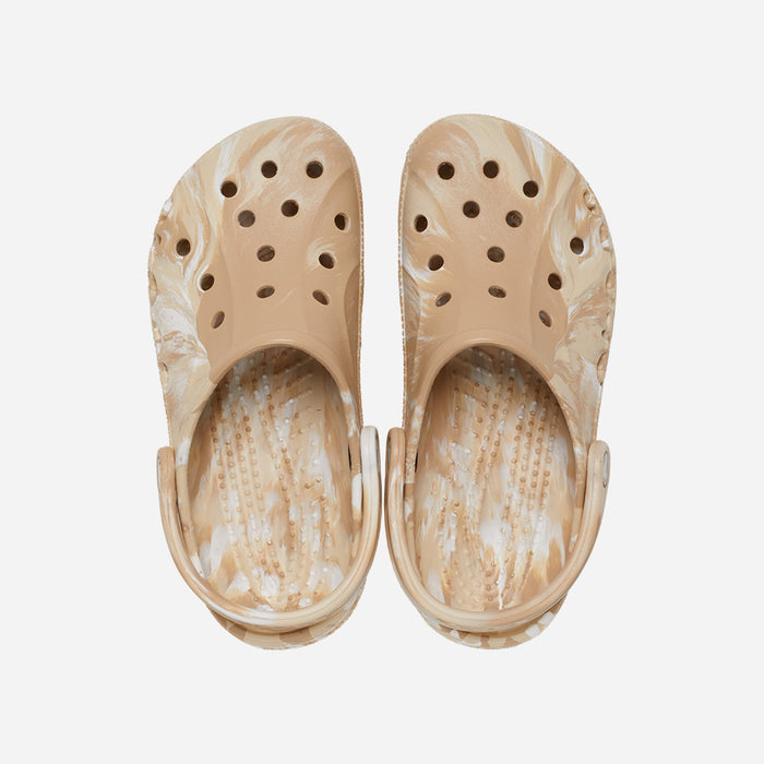 Giày Clog Unisex Crocs Baya Marbled - Nâu - Supersports Vietnam