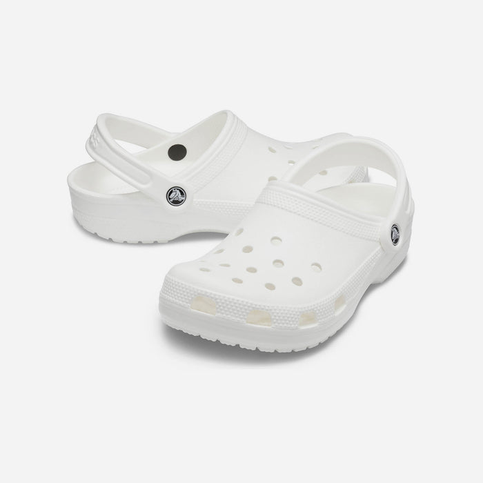 Giày Clog Unisex Crocs Classic - Trắng - Supersports Vietnam