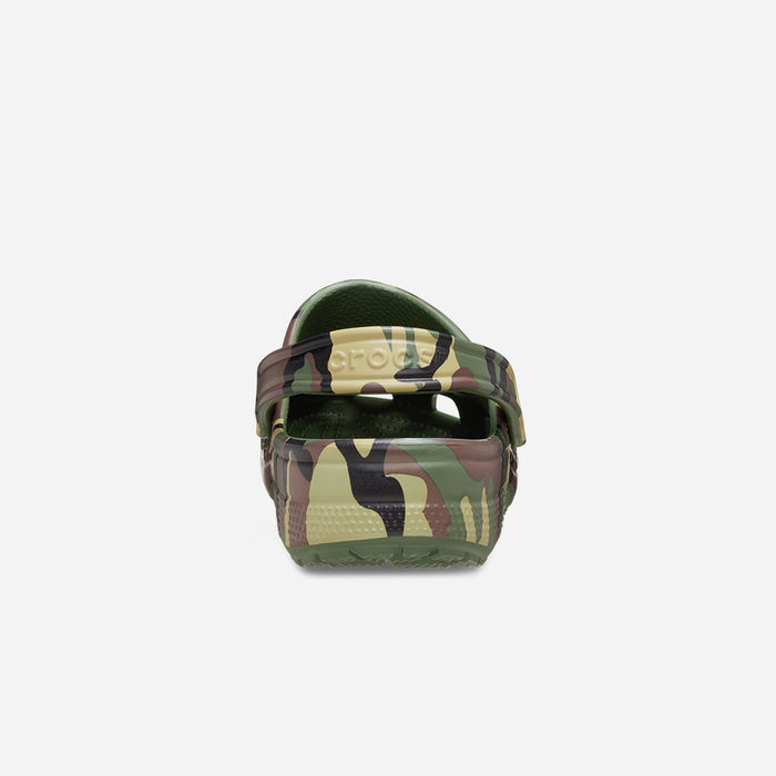 Giày Clog Unisex Crocs Classic Camouflage - Xanh Quân Đội - Supersports Vietnam